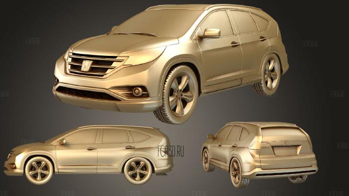 Honda CRV 2014 stl model for CNC